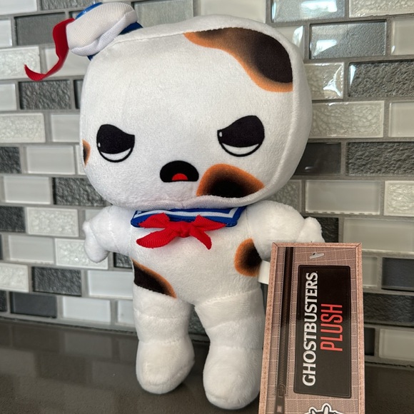 GHOSTBUSTERS Toasted Stay Puft Marshmallow Man Plush Doll Figure 10โ / BRAND NEW - Picture 2 of 14